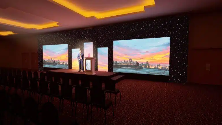 LED video wall and visual production available for conferences and exhibitions in Coventry