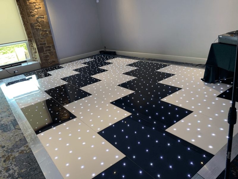 Zig Zag Starlit Dancefloor Hire EventAV